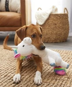 Frisco Bobberz Plush Squeaking Unicorn Dog Toy -PetNest Shop 174743 PT2. SY630 V1573492742