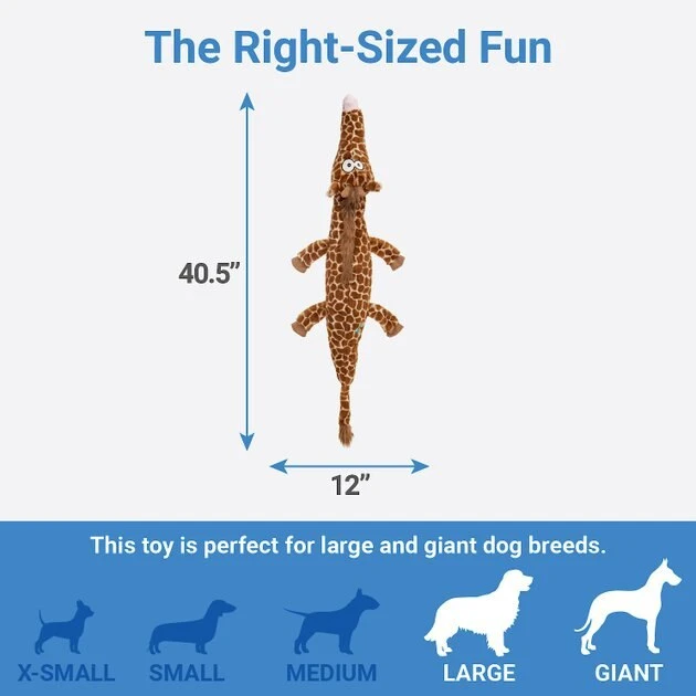 Frisco Wagazoo Plush Squeaking Giraffe Dog Toy 4 Frisco Wagazoo Plush Squeaking Giraffe Dog Toy - Image 2
