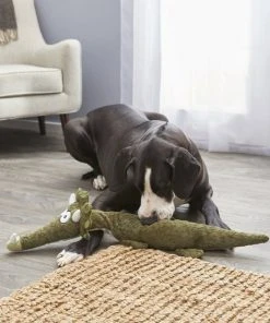 Frisco Wagazoo Plush Squeaking Triceratops Dog Toy -PetNest Shop 174747 PT2. SY630 V1573492752