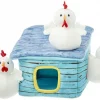 Frisco Hide & Seek Plush Chicken Coop Puzzle Dog Toy -PetNest Shop 174755 Main. SY630 V1572616725