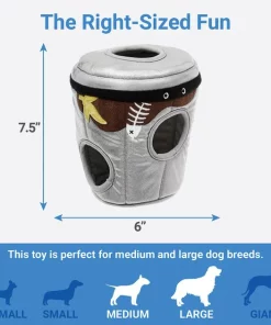 Frisco Hide & Seek Plush Trash Can Puzzle Dog Toy -PetNest Shop 174757 PT1. SY630 V1592551855