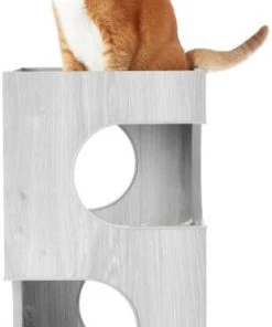 Frisco 28-in Modern Cat Tree & Condo -PetNest Shop 177899 PT4. SY630 V1584453174