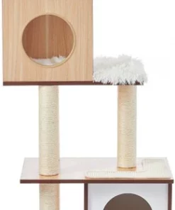 Frisco 62-in Modern Cat Tree & Condo -PetNest Shop 177901 PT5. SY630 V1584453472