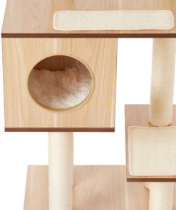 Frisco 47.5-in Modern Cat Tree & Condo -PetNest Shop 177904 PT2. SY630 V1584452278