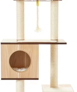 Frisco 47.5-in Modern Cat Tree & Condo -PetNest Shop 177904 PT4. SY630 V1584453102