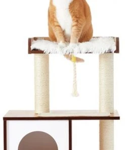 Frisco 28.5-in Modern Cat Tree & Condo -PetNest Shop 177907 PT4. SY630 V1584453118