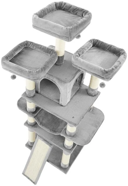 Frisco 68-in Faux Fur Cat Tree & Condo 7 Frisco 68-in Faux Fur Cat Tree & Condo - Image 5