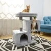 Frisco 33-in Faux Fur Cat Tree & Condo 1 Frisco 33-in Faux Fur Cat Tree & Condo -PetNest Shop 180389 MAIN. SY630 V1584451115