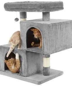 Frisco 33-in Faux Fur Cat Tree & Condo 12 Frisco 33-in Faux Fur Cat Tree & Condo -PetNest Shop 180389 PT4. SY630 V1584453144