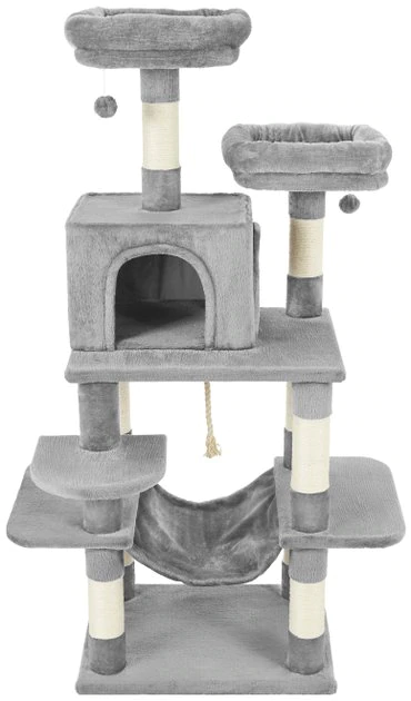 Frisco 59-in Faux Fur Cat Tree & Condo 7 Frisco 59-in Faux Fur Cat Tree & Condo - Image 5