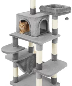 Frisco 59-in Faux Fur Cat Tree & Condo 15 Frisco 59-in Faux Fur Cat Tree & Condo -PetNest Shop 180392 PT5. SY630 V1584453430