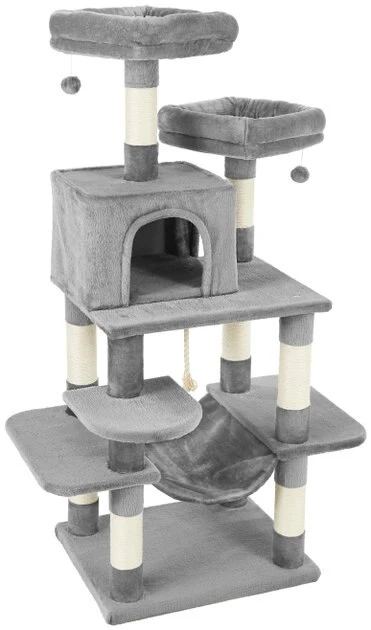 Frisco 59-in Faux Fur Cat Tree & Condo 9 Frisco 59-in Faux Fur Cat Tree & Condo - Image 7