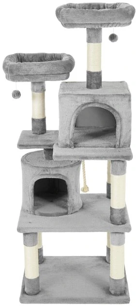 Frisco 61-in Faux Fur Cat Tree & Condo 7 Frisco 61-in Faux Fur Cat Tree & Condo - Image 5
