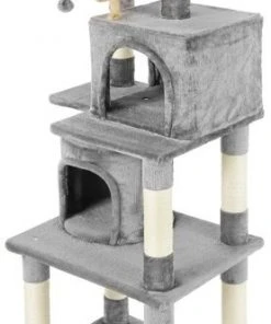 Frisco 61-in Faux Fur Cat Tree & Condo 15 Frisco 61-in Faux Fur Cat Tree & Condo -PetNest Shop 180395 PT5. SY630 V1584453434