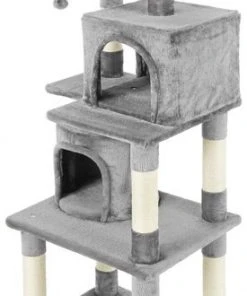 Frisco 61-in Faux Fur Cat Tree & Condo 17 Frisco 61-in Faux Fur Cat Tree & Condo -PetNest Shop 180395 PT7. SY630 V1584453483
