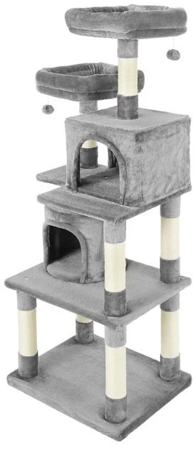 Frisco 61-in Faux Fur Cat Tree & Condo 10 Frisco 61-in Faux Fur Cat Tree & Condo - Image 8