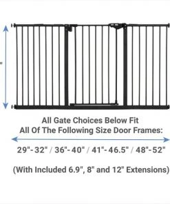Frisco Steel Extra Wide Auto-Close Dog Gate, 30-in Height -PetNest Shop 186823 PT1. SY630 V1599276995