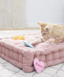 Frisco Candy Hearts Plush Cat Toy with Catnip, 3 count -PetNest Shop 201906 PT2. SY630 V1576613641