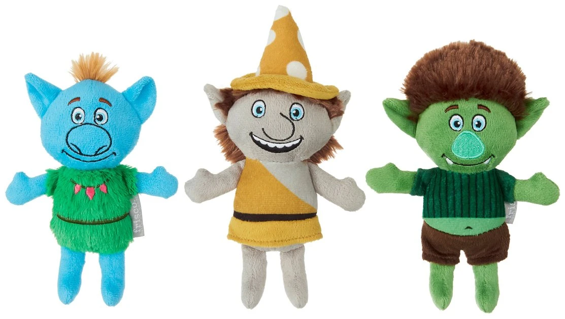 Frisco Mythical Mates Troll Plush Squeaking Dog Toy 3 Frisco Mythical Mates Troll Plush Squeaking Dog Toy