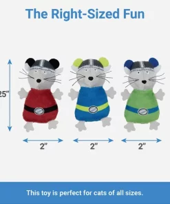 Frisco Mythical Mates Viking Mice Cat Toy with Catnip -PetNest Shop 204523 PT1. SY630 V1587474385