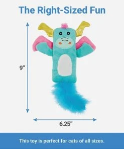 Frisco Mythical Mates Dragon Crinkle Kicker Cat Toy with Catnip -PetNest Shop 204531 PT1. SY630 V1587474371