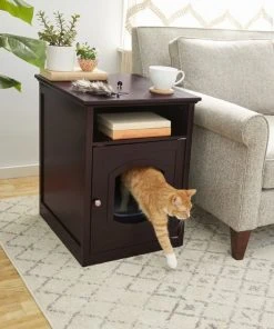 Frisco Decorative Side Table Cat Litter Box Cover