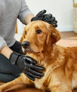 Frisco Dog & Cat Deshedding & Grooming Gloves, Black -PetNest Shop 206842 PT5. SY630 V1610766542