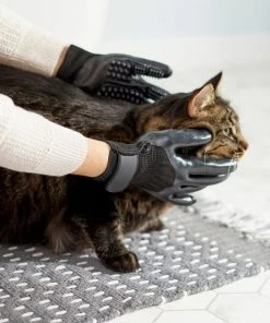 Frisco Dog & Cat Deshedding & Grooming Gloves, Black -PetNest Shop 206842 PT6. SY630 V1610763376