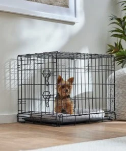 Frisco Gray Basket Weave Dog Crate Mat -PetNest Shop 210230 PT5. SY630 V1657656293