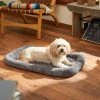 Frisco Quilted Plush Dog Crate Mat, Gray -PetNest Shop 210243 MAIN. SY630 V1590067977