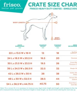 Frisco XX-Large Heavy Duty Single Door Wire Dog Crate, 54 inch -PetNest Shop 210677 PT2. SY630 V1579560496