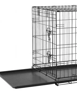 Frisco Fold & Carry Single Door Collapsible Wire Dog Crate & Mat Kit -PetNest Shop 212620 PT4. SY630 V1580155693