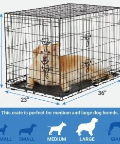 Frisco Fold & Carry Double Door Collapsible Wire Dog Crate & Mat Kit 11 Frisco Fold & Carry Double Door Collapsible Wire Dog Crate & Mat Kit -PetNest Shop 212631 PT1. SY630 V1596030355