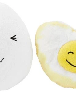 Frisco Plush Squeaking 2-in-1 Tearable Egg & Yolk Dog Toy -PetNest Shop 213789 PT2. SY630 V1590069107