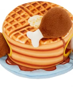 Frisco Hide & Seek Plush Chicken & Waffle Puzzle Dog Toy
