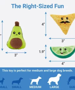 Frisco Hide & Seek Plush Guacamole Dog Toy -PetNest Shop 213830 PT2. SY630 V1601507157