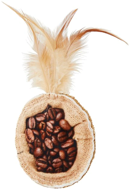 Frisco Bag-of-Coffee Beans Cat Toy with Catnip 3 Frisco Bag-of-Coffee Beans Cat Toy with Catnip