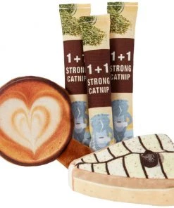 Frisco Latte Gift Box Cat Toy with Catnip, 5-pack