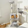 Frisco 66-in Cat Tree with Bed, Condo, Lounge Basket & Top Perch -PetNest Shop 214380 MAIN. SY630 V1606832476
