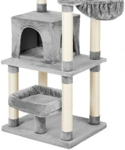 Frisco 66-in Cat Tree with Bed, Condo, Lounge Basket & Top Perch -PetNest Shop 214380 PT3. SY630 V1589894172