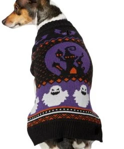 Frisco Spooky Ghost Dog & Cat Sweater -PetNest Shop 215797 PT2. SY630 V1625878291