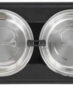 Frisco Stainless Steel Bowls with Adjustable Elevated Holder, 7 Cups -PetNest Shop 216015 PT3. SY630 V1591020388