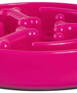 Frisco Bone Shaped Ridges Slow Feed Bowl, 3 Cups -PetNest Shop 216040 PT2. SY630 V1591020662