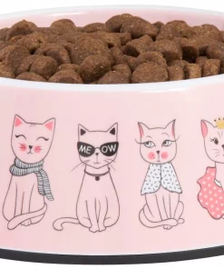 Frisco Pink Cute Cats Melamine Cat Bowl, 1.5 Cup 10 Frisco Pink Cute Cats Melamine Cat Bowl, 1.5 Cup -PetNest Shop 216043 PT2. SY630 V1591020680