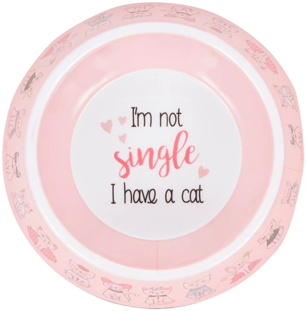 Frisco Pink Cute Cats Melamine Cat Bowl, 1.5 Cup 6 Frisco Pink Cute Cats Melamine Cat Bowl, 1.5 Cup - Image 4