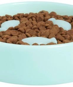 Frisco Fish Shaped Ridges Slow Feed Bowl, Light Blue, 1.25 cups -PetNest Shop 216046 PT2. SY630 V1591020701