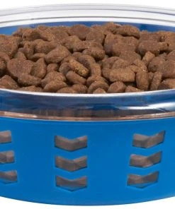 Frisco Chevron Design Glass Bowl with Silicone Sleeve, 4.25 Cups -PetNest Shop 216049 PT2. SY630 V1591020725