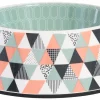 Frisco Colorful Geometric Melamine Bowl -PetNest Shop 216052 MAIN. SY630 V1591020737