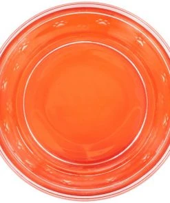 Frisco Paw Design Glass Bowl with Silicone Sleeve, 3 Cups -PetNest Shop 216055 PT3. SY630 V1591020764