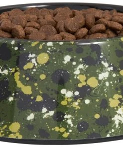 Frisco Camo Paint Splashed Melamine Bowl, 3 Cup 11 Frisco Camo Paint Splashed Melamine Bowl, 3 Cup -PetNest Shop 216066 PT2. SY630 V1591021011